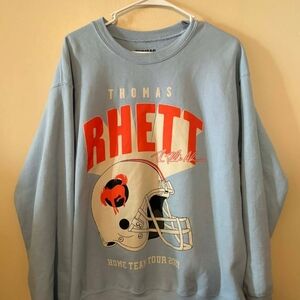 Thomas Rhett Tour Blue Crew Neck Sweater